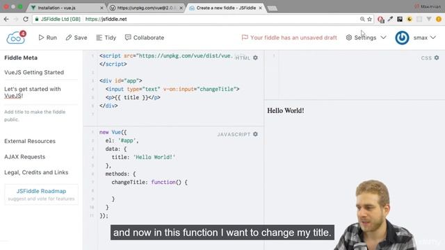 Extending The VueJs application смотреть онлайн