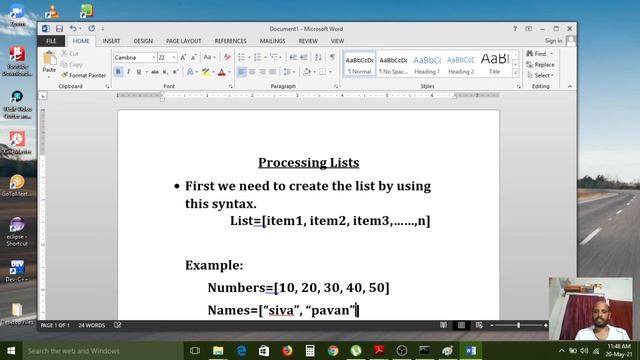 (6) Python-II (Copying Lists & Processing Lists) (Lecture-6) смотреть онлайн