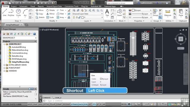 0207 AutoCAD Electrical 2014 Using The Mouse смотреть онлайн