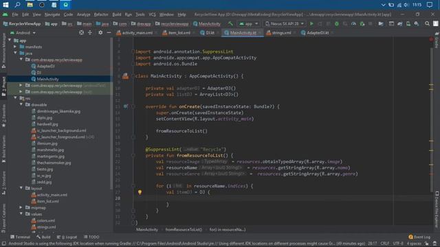 Tutorial Android RecyclerView + Kotlin #4 - Menggabungkan Adapter + Data + RecyclerView смотреть онлайн