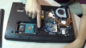 Разборка ноутбука DNS W170ER