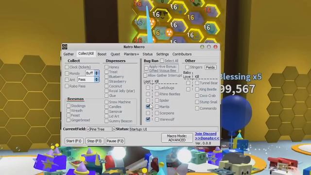 Đây Là Thiết Lập Của Mình Để Treo NATRO MACRO Trong Bee Swarm Simulator! - Roblox смотреть онлайн
