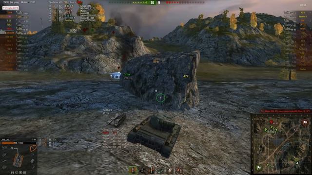 Т-44 Сам затащил за всех 10 фрагов 5700 дамага Карелия – Стандартный бой. (WOT 0.9.3 Full HD) смотреть онлайн