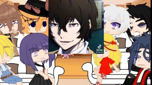 реакция на шип соукоку (Дазай и чуя)