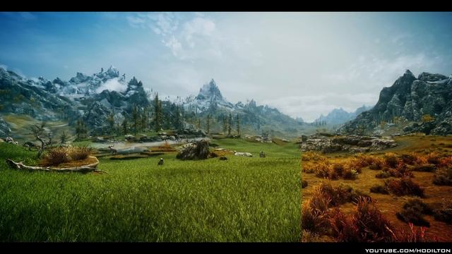 TES V - Skyrim Mods: Grass Field смотреть онлайн