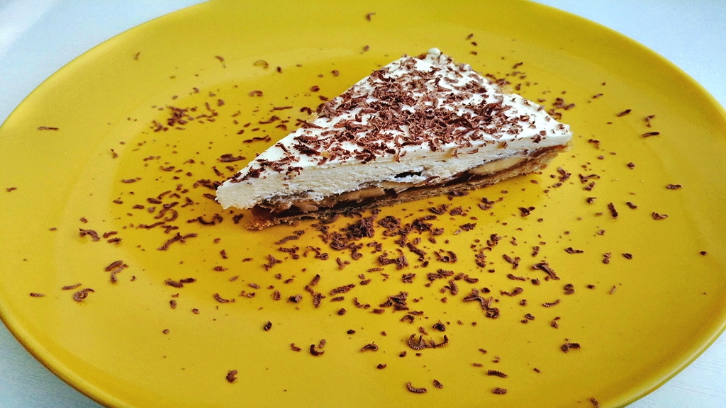 Как приготовить банановый пирог/Баноффи пай рецепт/Английский пирог смотреть онлайн