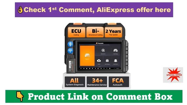 Foxwell NT1009 OBD Automotive Diagnostic Scanner смотреть онлайн