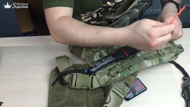 Крепление ножен из кайдекса на разгрузку с MOLLE / Attaching Kydex sheath to MOLLE (Kizlyar Supreme) смотреть онлайн