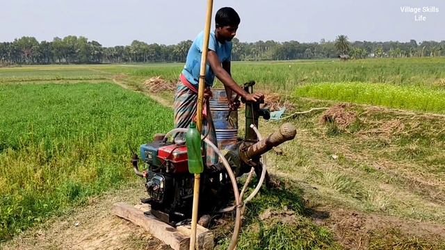 OMG!! Chalo Machine Start By Village Strong Boy.How To Start Chalo Machine.