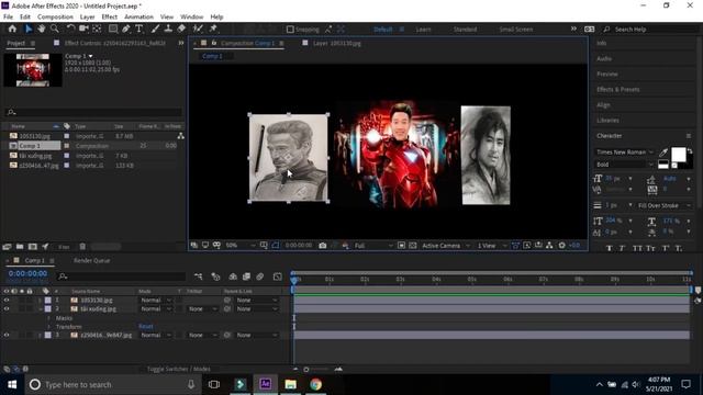 I am Iron Man || Chia sẻ cách ghép mặt bằng Photoshop và sử dụng Saber trong After Effects VFX !! смотреть онлайн