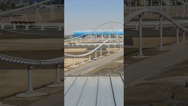 самый быстрый аттракцион в мире Ferrari World Abu Dhabi смотреть онлайн