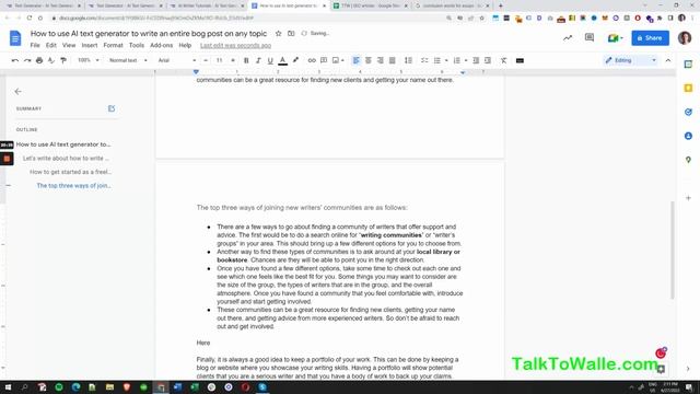 Ai Writer ✅ How to use AI text generator to write an entire blog post on any topic смотреть онлайн