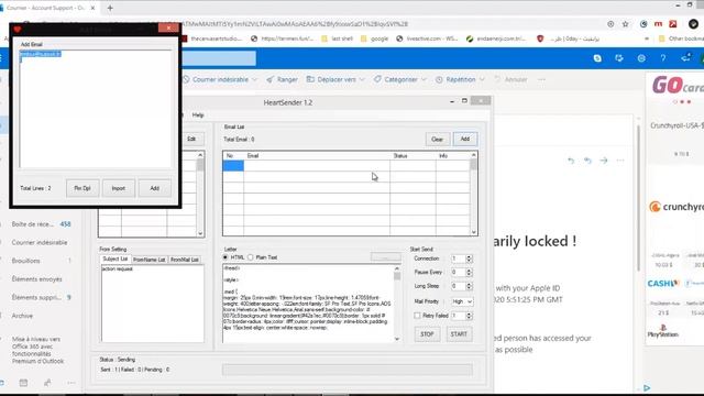SMTP Send Inbox  Heartsender