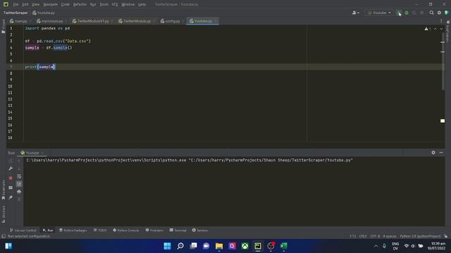 How to select random value in csv python pandas смотреть онлайн