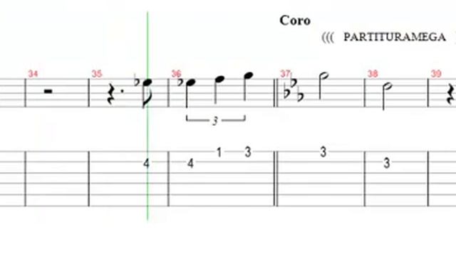 Carlos Gardel - Por Una Cabeza (Partitura Para Guitarra) смотреть онлайн