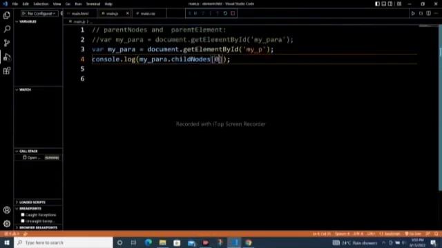 DOM Javascript Traverse (parentNode,parentElement) смотреть онлайн