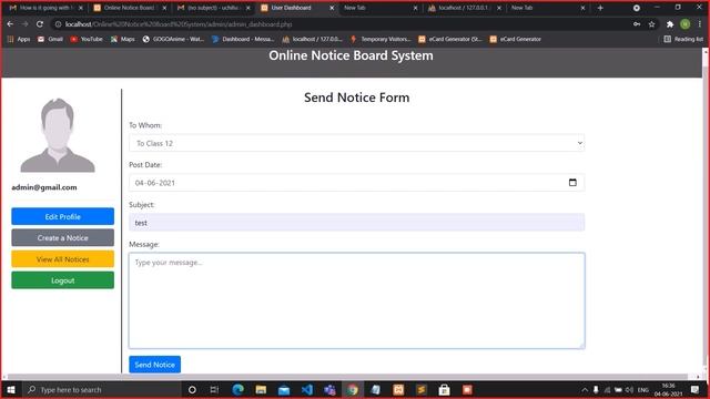 Online Notice Board System(PHP MICROPROJECT) - 18202A0018,18202A0051,18202A0053 смотреть онлайн