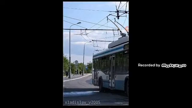 сварз троллейбус новый Красноярск 6235 20 машин буду ходит 4 5 6 7 13 15 маршрут Красноярске смотреть онлайн
