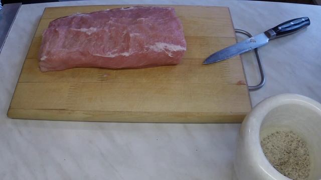 Свиной карбонат, очень простой рецепт. смотреть онлайн