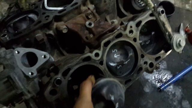 Mitsubishi Pajero ремонт двигателя 6v 24 клапана. Перегрев. смотреть онлайн