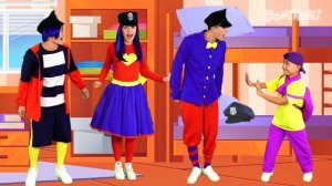 Knock Knock, Who's at the Door? + My Policeman | Kids Songs And Nursery Rhymes | Dominoki