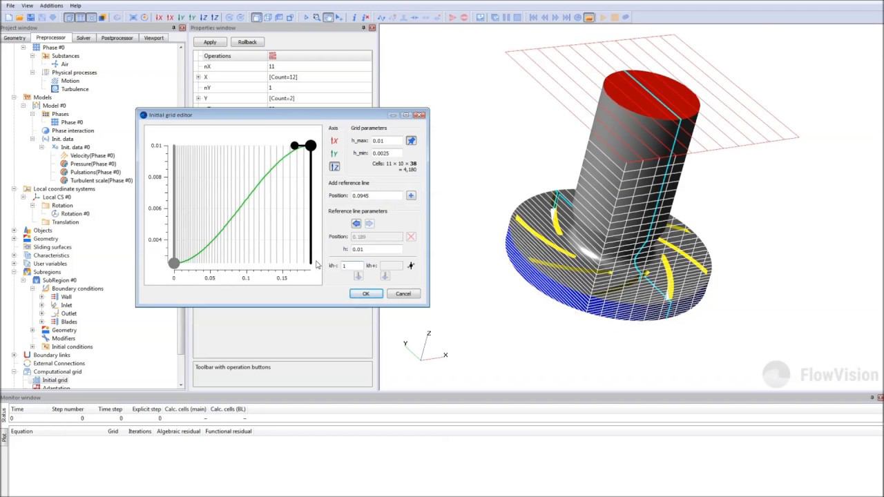 FlowVision tutorial: Rotor смотреть онлайн