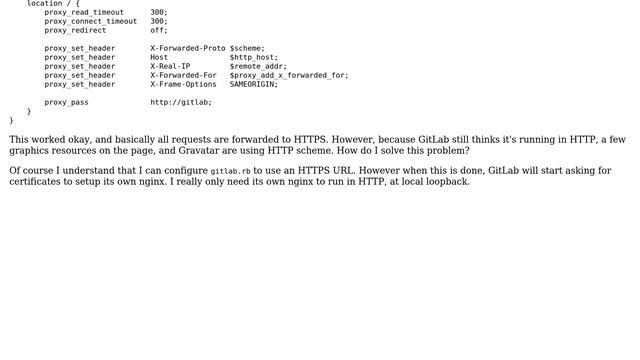 DevOps & SysAdmins: Nginx as reverse proxy for GitLab with SSL? смотреть онлайн