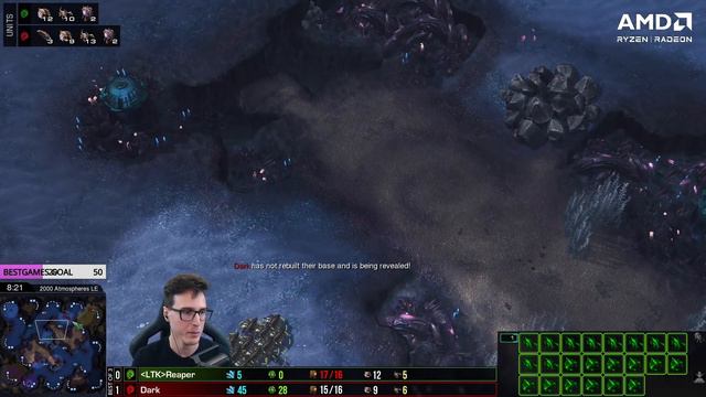 StarCraft 2 - My student played 4 games vs a Top Pro, but it's a BEST OF 3 | Dark vs Reaper ZvZ смотреть онлайн