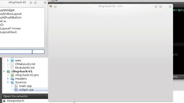 Qt + Cling, the LLVM based C++ interpreter смотреть онлайн