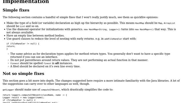 Code Review: Would log4j be more efficient to utilize than the logger I implemented (Code Below)? смотреть онлайн