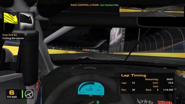 Kia Club Series Oval Racing Destruction Derby Thing @ Charlotte Road Course (Night) - IRacing