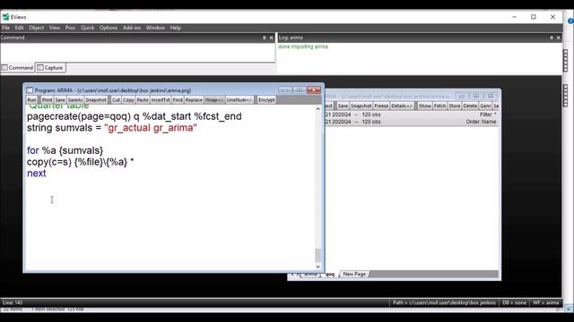Full Coding Tutorial Box-Jenkins (ARIMA) in Eviews 10/11 смотреть онлайн