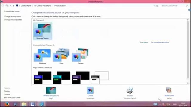 HOW TO CHANGE WALLPAPER & SCREEN SAVER IN WINDOW 8 смотреть онлайн