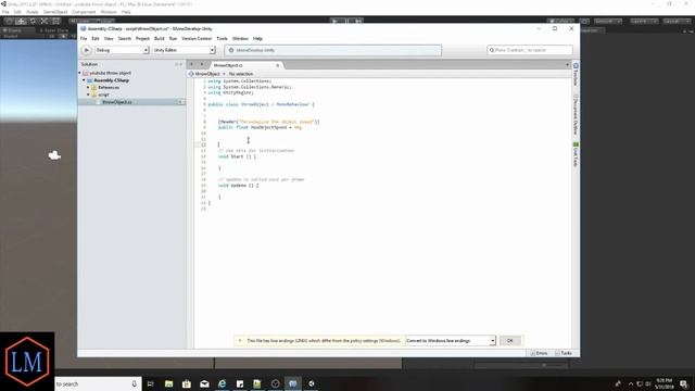 Unity Throw Object - Drag/flick object part1 смотреть онлайн
