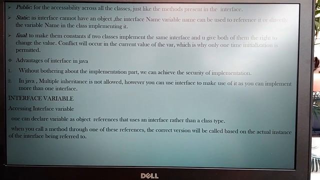 Variables in interface in java смотреть онлайн