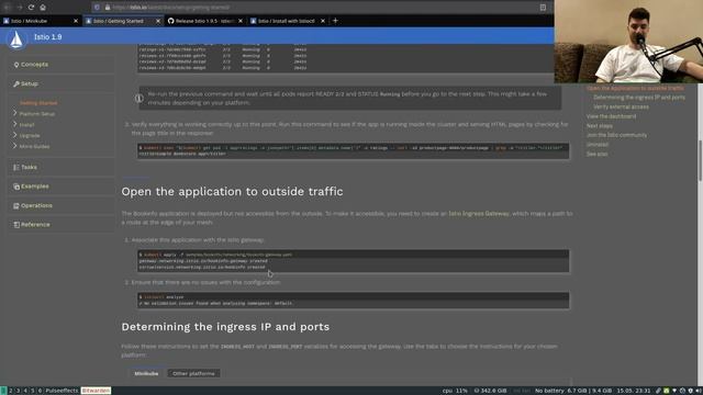 Istio install with Minikube and first look at traces смотреть онлайн