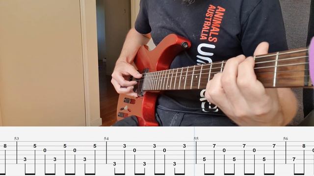 Dean Lewis - Be Alright (guitar cover) with rolling tabs смотреть онлайн