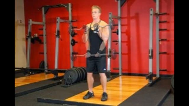 Подъем EZ-штанги на бицепс стоя узким хватом смотреть онлайн