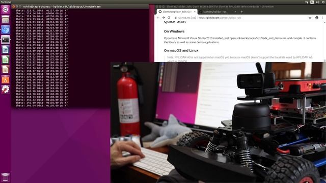 RPLidar A2 - NVIDIA Jetson Development Kits смотреть онлайн