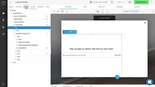 How to use the Launch Modal template in Builder.io смотреть онлайн