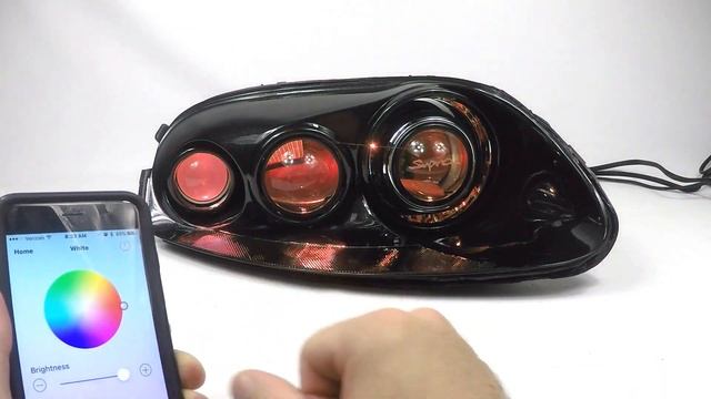 Toyota Supra - Morimoto D2S 3.0 Bixenon Projector Conversion + Diode Dynamics RGB-W Demon Eyes смотреть онлайн