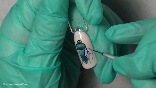 ДИЗАЙН НОГТЕЙ. РИСУЕМ ЖУКА. ПРОСТОЙ МАСТЕР-КЛАСС. NAIL DESIGN. DRAWING OF THE BEETLE смотреть онлайн