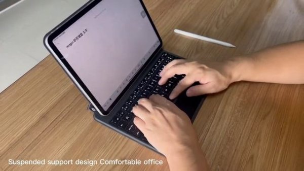 AJIUYU Magic Keyboard For iPad Pro 11 inch 12.9 2022 2021 20 2018 Air 5 4 Smart Cover Tablet