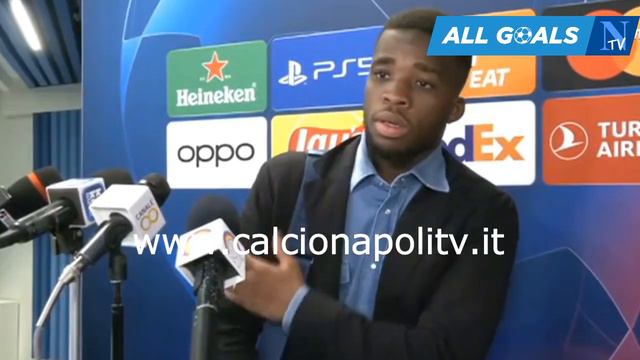 Napoli-Barcellona 1-1 21/2/24 intervista mixed-zone Hamed Traoré смотреть онлайн
