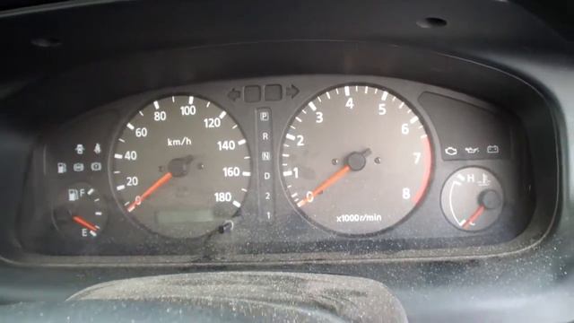 cold start, Nissan Bluebird U14 QG18DE, -26°C Siberia! смотреть онлайн