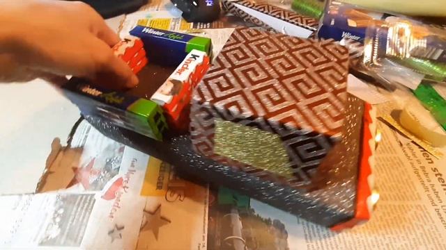 #подарки своими руками, #машинку для мальчика, на Рождество, делала первый раз, не судите строго? смотреть онлайн