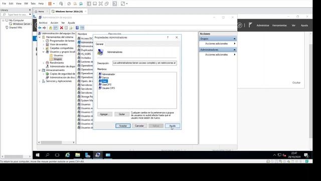 Configuracion de protocolo CIFS en windows server 2016 смотреть онлайн