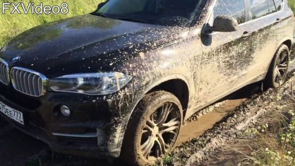BMW X5 по грязи (off road)