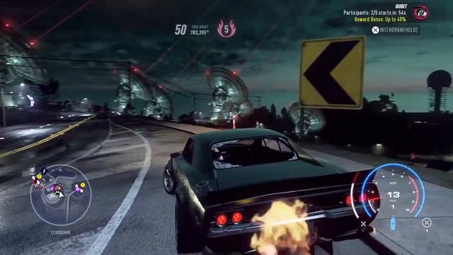 NFS Heat Make A New Friend & REP GAIN To CREW LVL 50 Unlock Ferrari FXX-K Evo (Dodge Charger 1969)