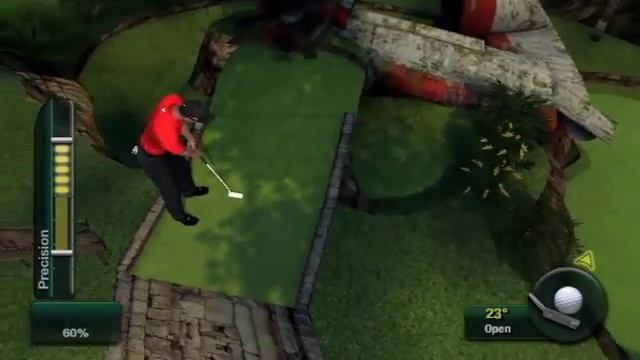 Tiger Woods PGA Tour 11 - Wii Putt-Putt Gameplay смотреть онлайн